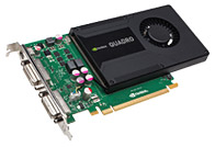 Leadtek nVidia Quadro K2000 2GB PCIe Video Graphics Card